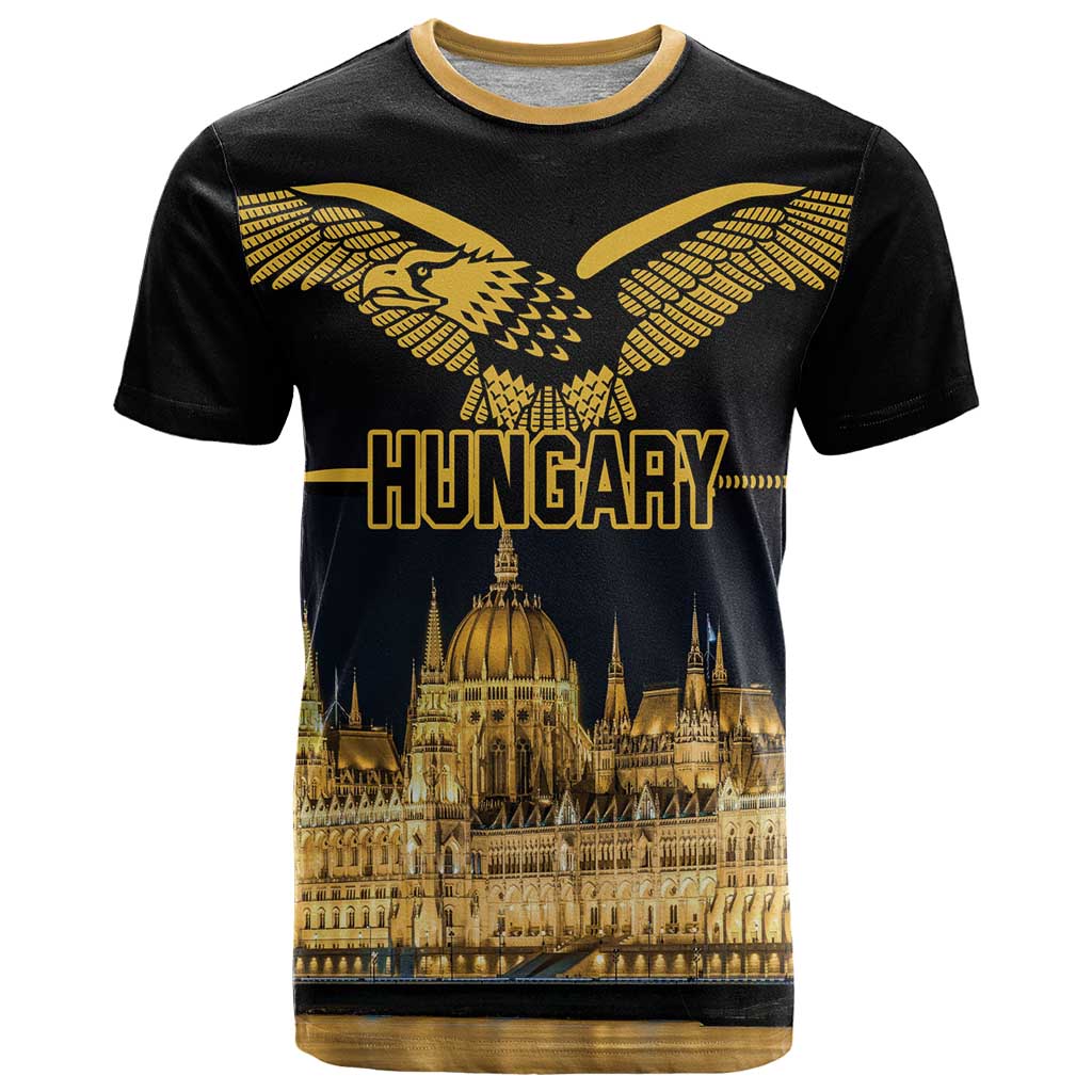 Personalized Hungary Budapest Capital T-Shirt Hungarian Turul Bird Graphic Tee