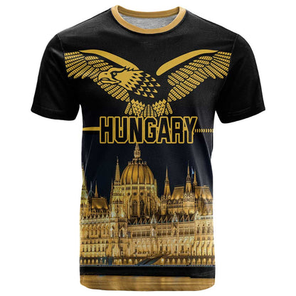 Personalized Hungary Budapest Capital T-Shirt Hungarian Turul Bird Graphic Tee