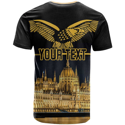 Personalized Hungary Budapest Capital T-Shirt Hungarian Turul Bird Graphic Tee