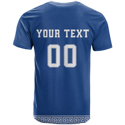 Custom Greece Football T-Shirt Go Champions Ethniki Graphic Tee