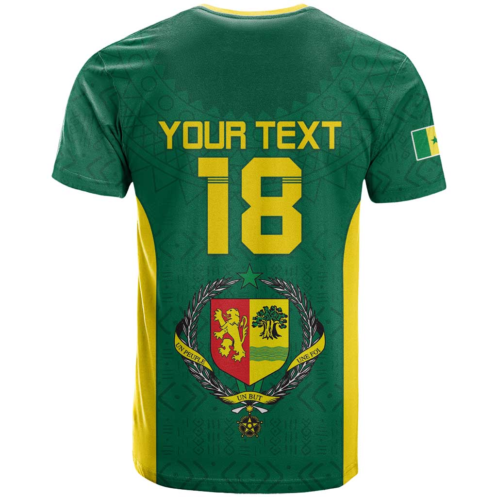 Senegal Football Custom T-Shirt Pride of African Champions Graphic Tee