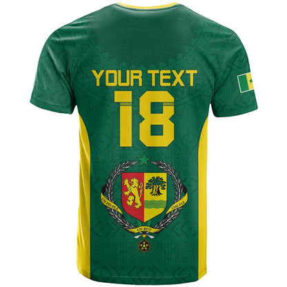 Senegal Football Custom T-Shirt Pride of African Champions Graphic Tee