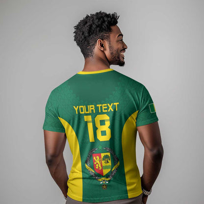 Senegal Football Custom T-Shirt Pride of African Champions Graphic Tee