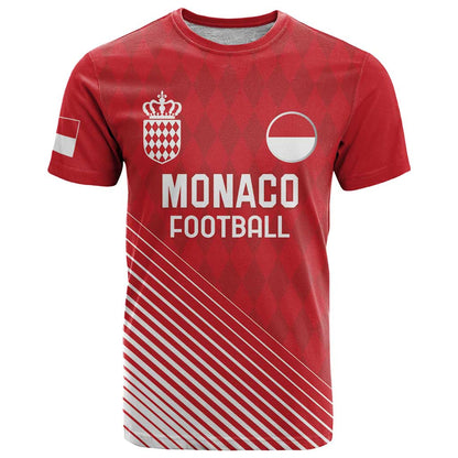 Custom Monaco Football T-Shirt Go Champion 2025 Graphic Tee