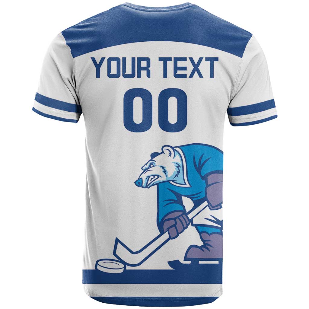 Custom Norway Hockey T-Shirt Norge Polar Bears Graphic Tee