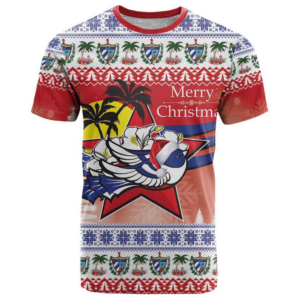 Cuba Cuban Trogon Christmas T-Shirt Patria o Muerte Venceremos Graphic Tee