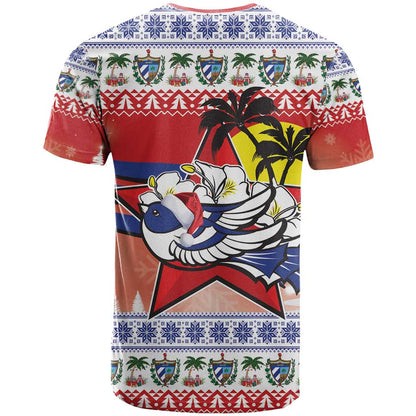Cuba Cuban Trogon Christmas T-Shirt Patria o Muerte Venceremos Graphic Tee