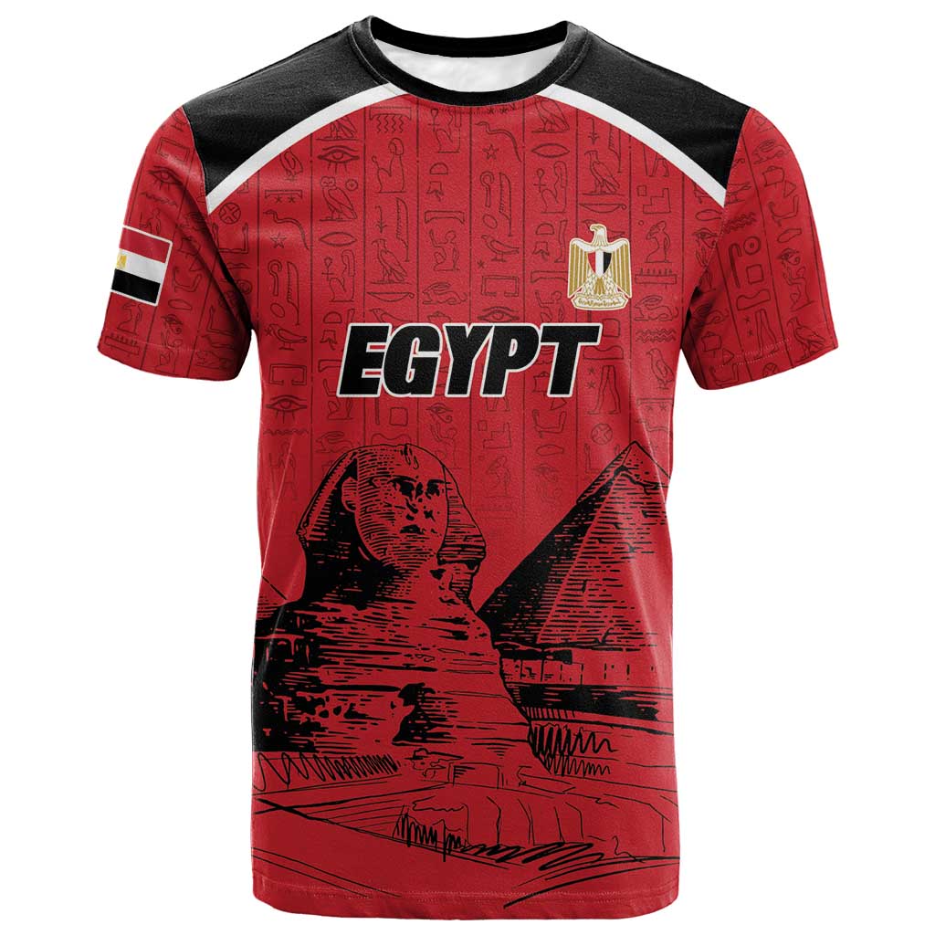 Custom Egypt Football T-Shirt Pharaohs Heritage Pyramid Graphic Tee