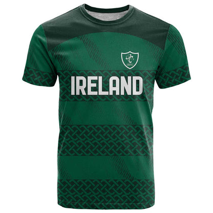 Custom Ireland Rugby T-Shirt Celtic Heritage Graphic Tee