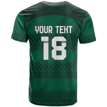 Custom Ireland Rugby T-Shirt Celtic Heritage Graphic Tee