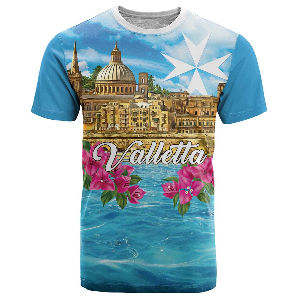 Personalized Malta T-Shirt Valletta Capital Maltese Cross Graphic Tee