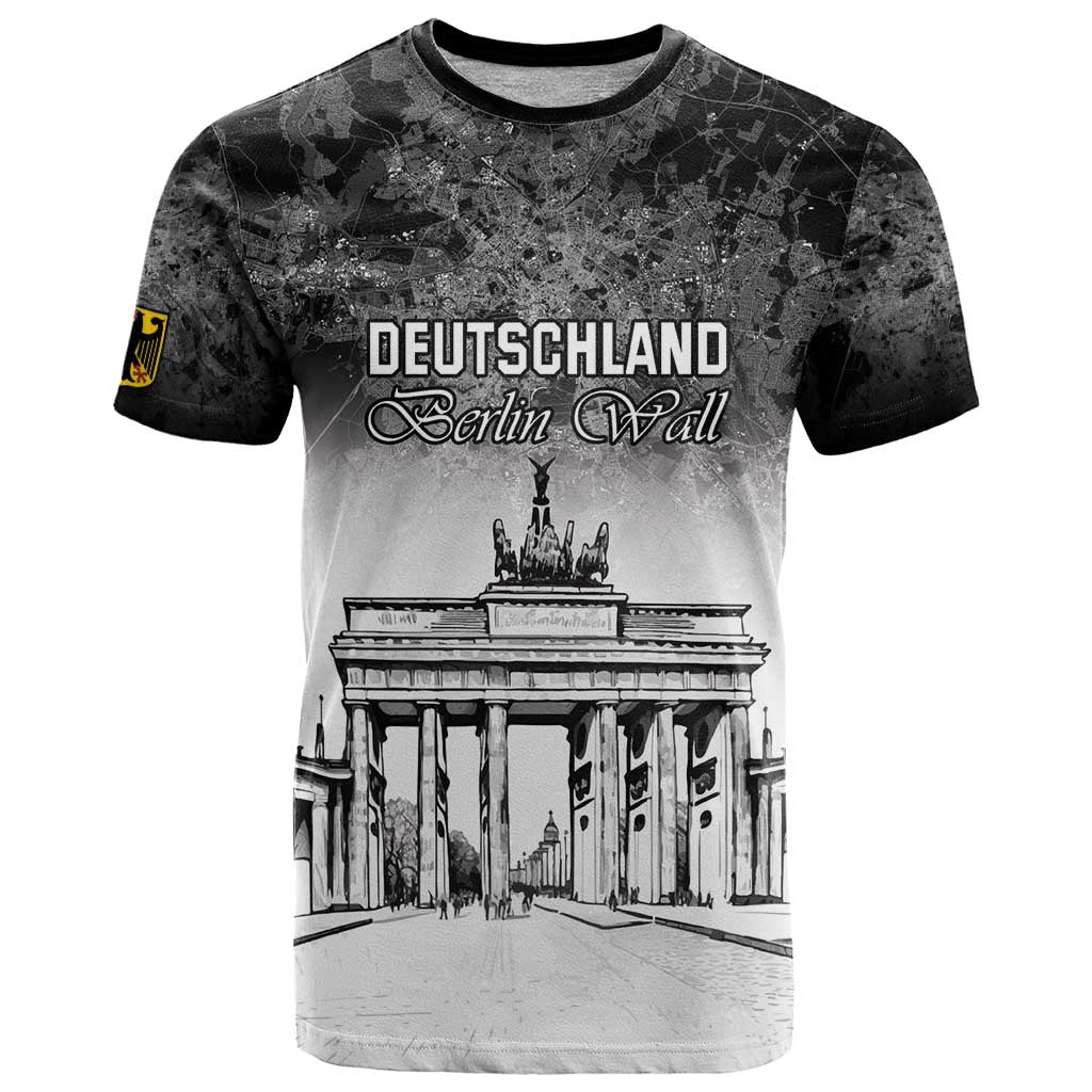 Personalized Germany Berlin Wall T-Shirt Tag der Deutschen Einheit Graphic Tee