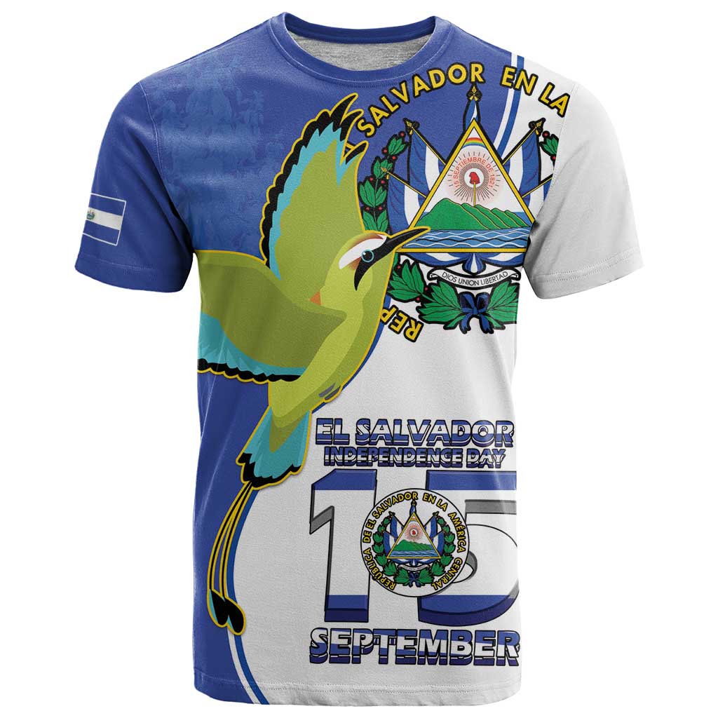 El Salvador Independence Day T-Shirt Dios Union Libertad Graphic Tee