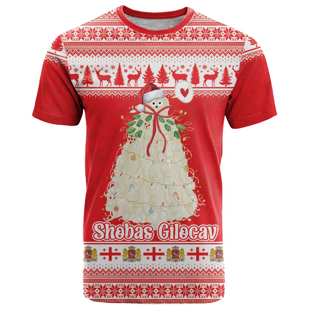 Georgia Christmas Chichilaki T-Shirt Celebrate Georgian Tradition Graphic Tee
