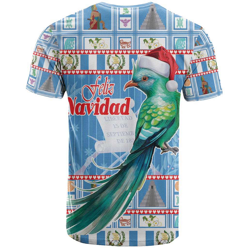 Guatemala Christmas T-Shirt Resplendent Queztal Libre Crezca Fecundo Graphic Tee
