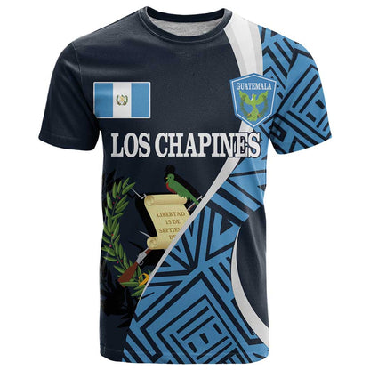 Custom Guatemala Football T-Shirt Los Chapines Go Champion Graphic Tee