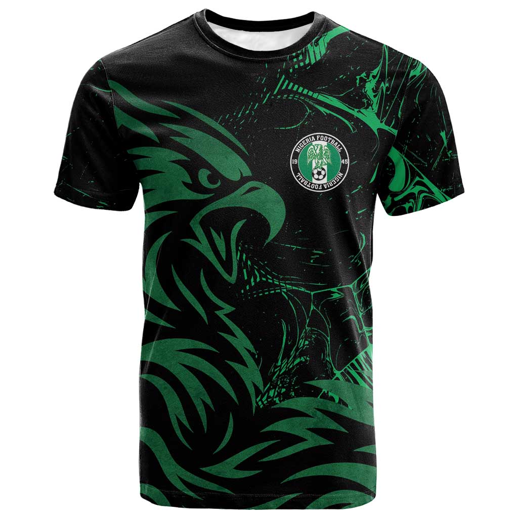 Custom Nigeria Football T-Shirt Super Eagles Power Graphic Tee