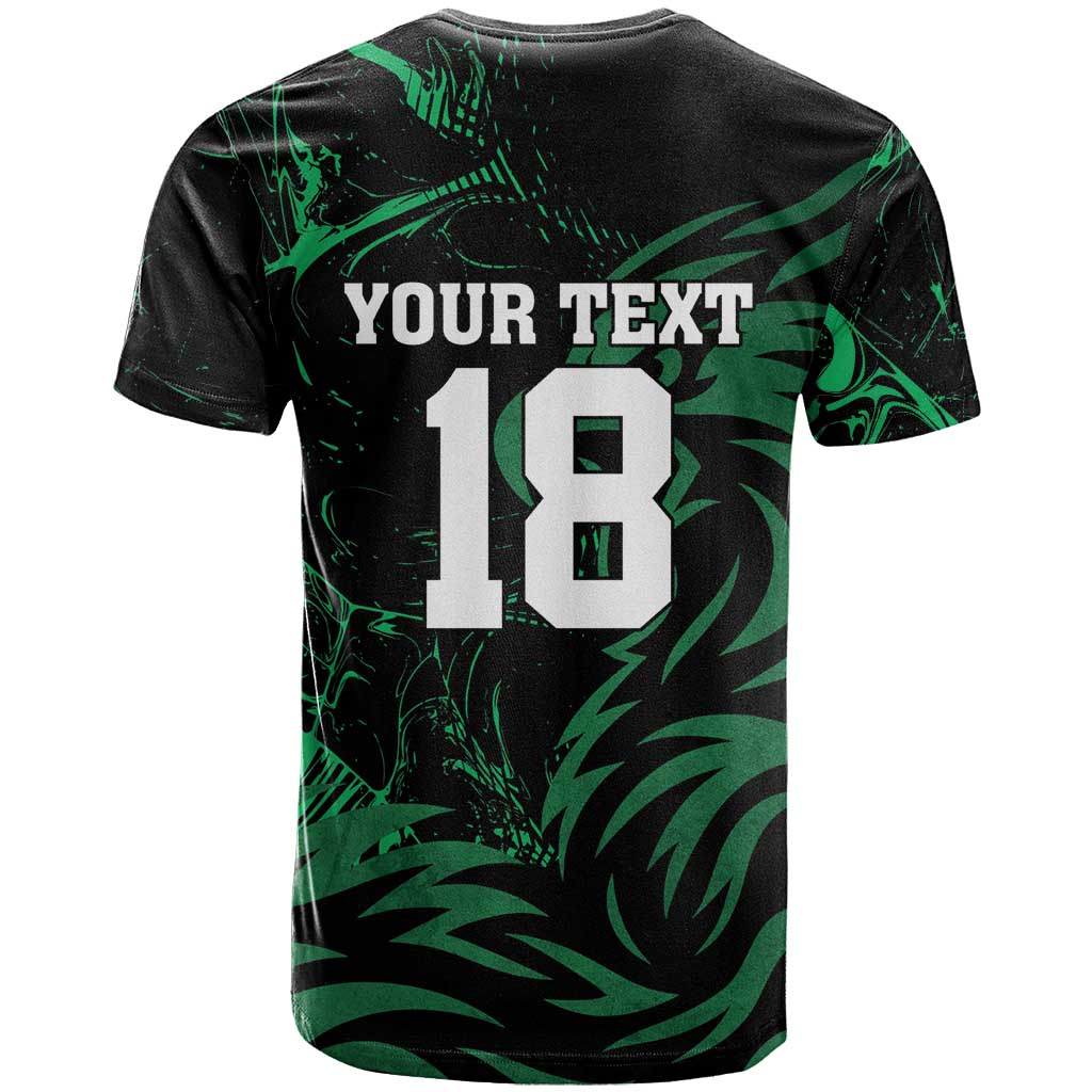 Custom Nigeria Football T-Shirt Super Eagles Power Graphic Tee