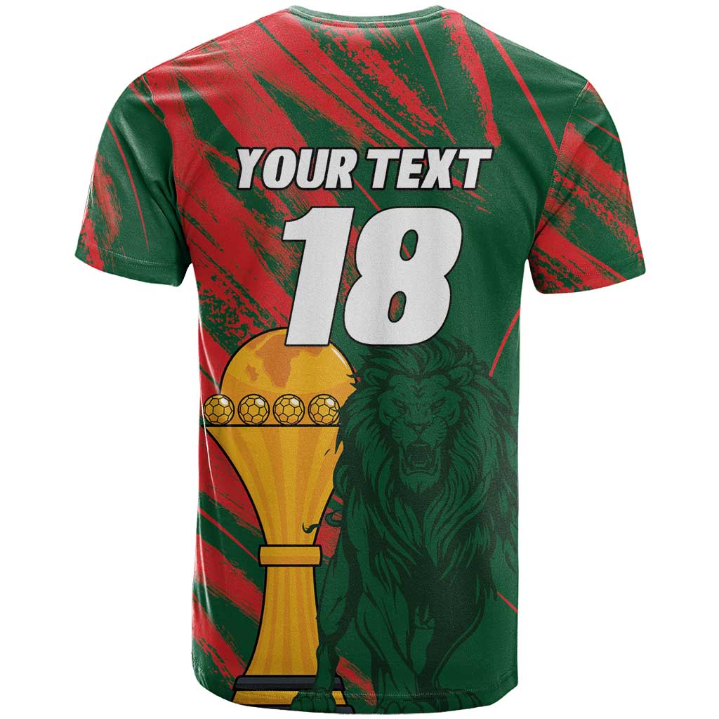 Custom Senegal Champions Football T-Shirt Lions of Teranga Rise Again Graphic Tee