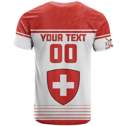 Custom Switzerland Hockey T-Shirt Come On La Nati Graphic Tee