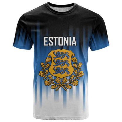 Custom Estonia Football T-Shirt Come On Kalevipojad Graphic Tee