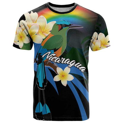 Nicaragua Independence Day T-Shirt En Dios confiamos Graphic Tee