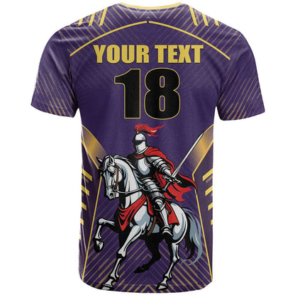 Custom Trinidad and Tobago Cricket T-Shirt Go Champion Knight Riders Graphic Tee
