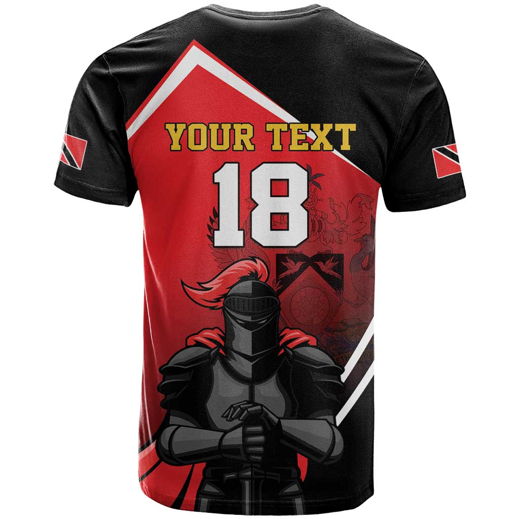 Custom Trinidad and Tobago Cricket Knight Riders T-Shirt Go Champion Graphic Tee
