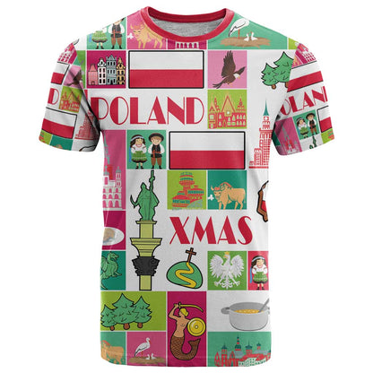 Wesolych Swiat Merry Christmas Polish T-Shirt Poland Xmas Graphic Tee