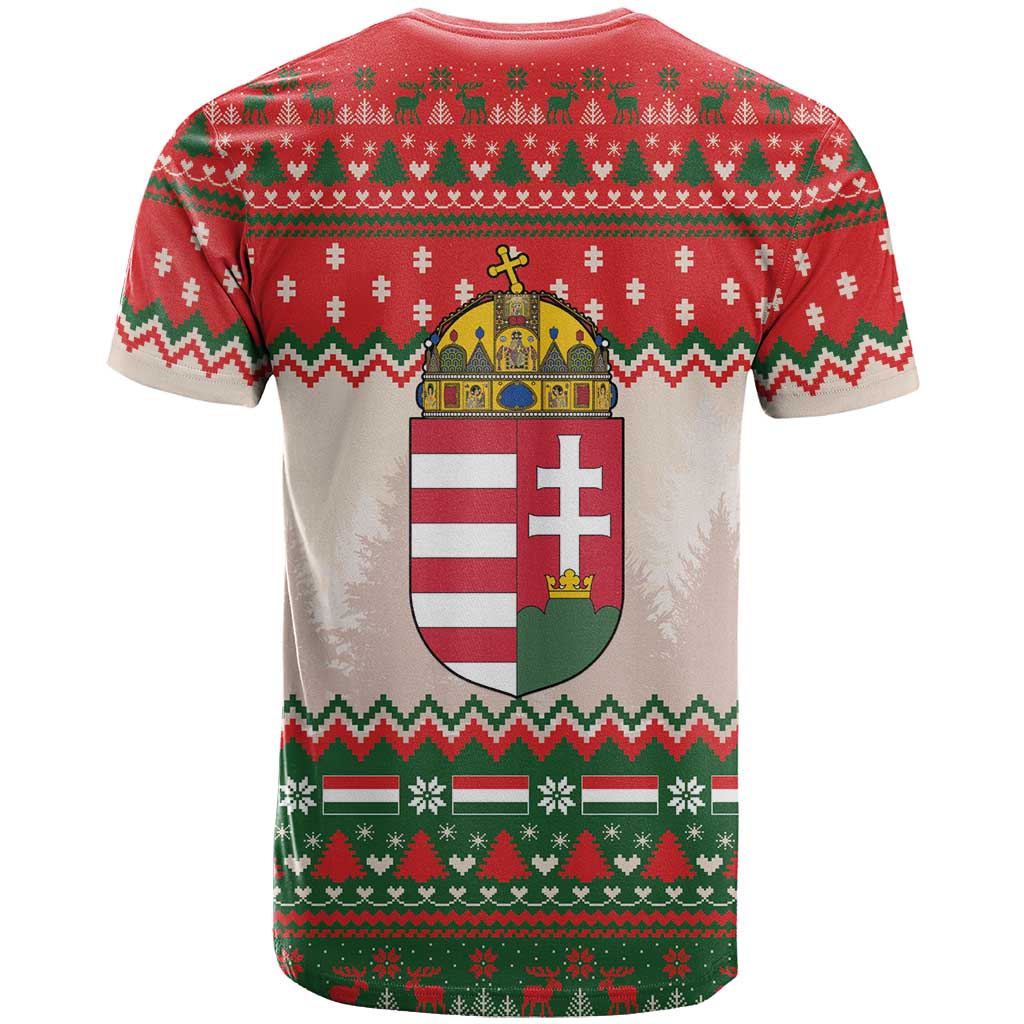 Hungary Christmas T-Shirt Magyarorszag Boldog Karacsonyt Graphic Tee