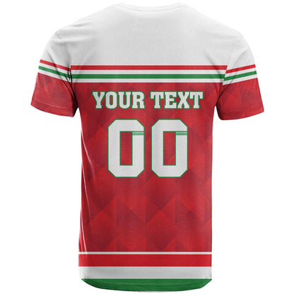 Custom Hungary Hockey T-Shirt Magyarorszag Sporty Style Graphic Tee