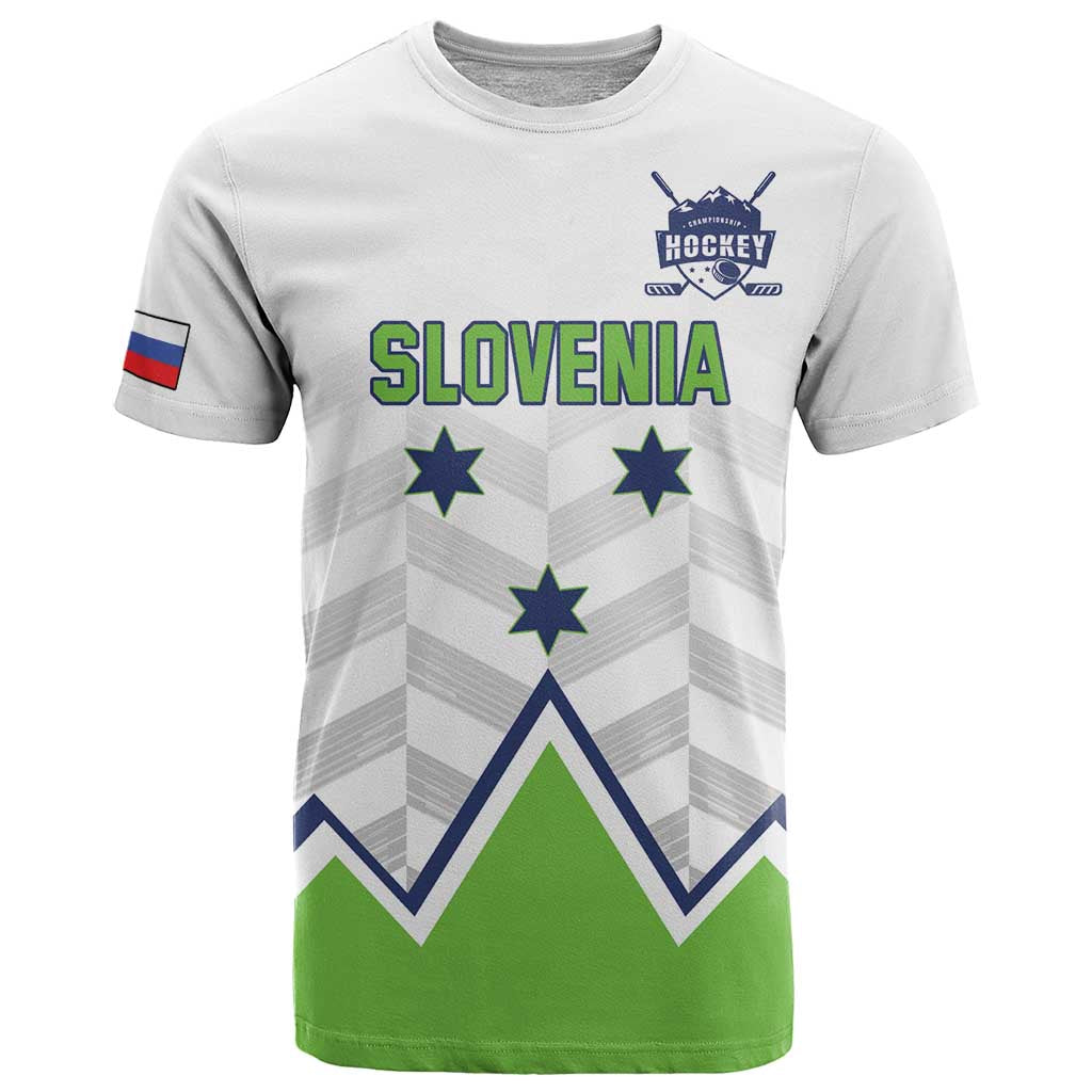 Custom Slovenia Hockey T-Shirt Risi Go Champions Graphic Tee