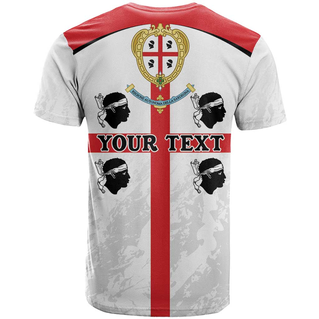 Personalized Sardinia T-Shirt Flag Style Graphic Tee