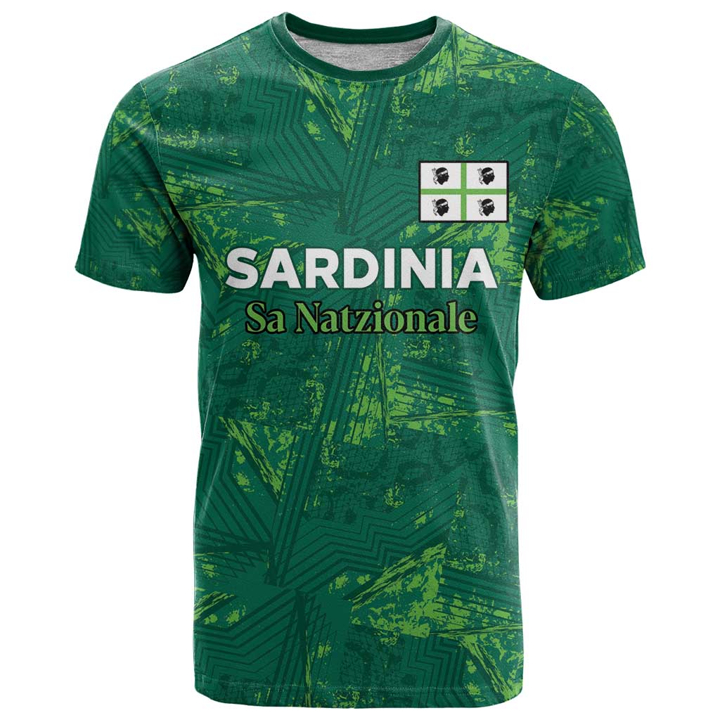 Custom Sardinia Football T-Shirt Natzionale sarda de Bocia Graphic Tee