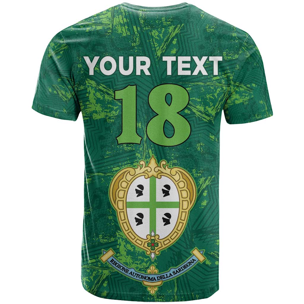 Custom Sardinia Football T-Shirt Natzionale sarda de Bocia Graphic Tee