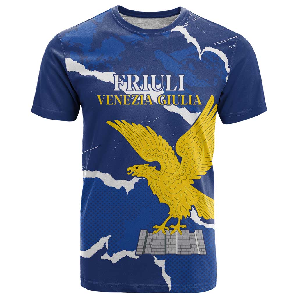 Friuli-Venezia Giulia T-Shirt Coat Of Arms Sporty Style Graphic Tee
