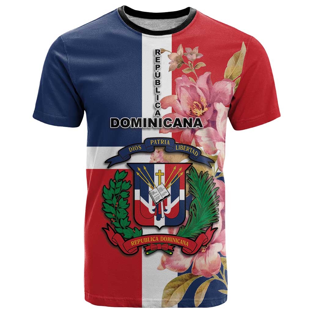 Personalized Dominican Republic Bayahbe Rose T-Shirt Graphic Tee