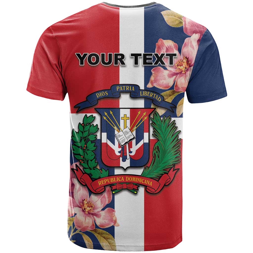 Personalized Dominican Republic Bayahbe Rose T-Shirt Graphic Tee