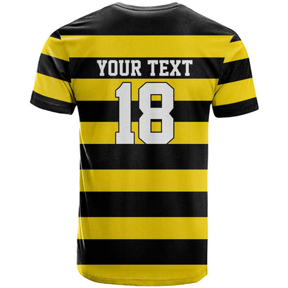 Custom Cornwall Rugby T-Shirt One and All Graphic Tee