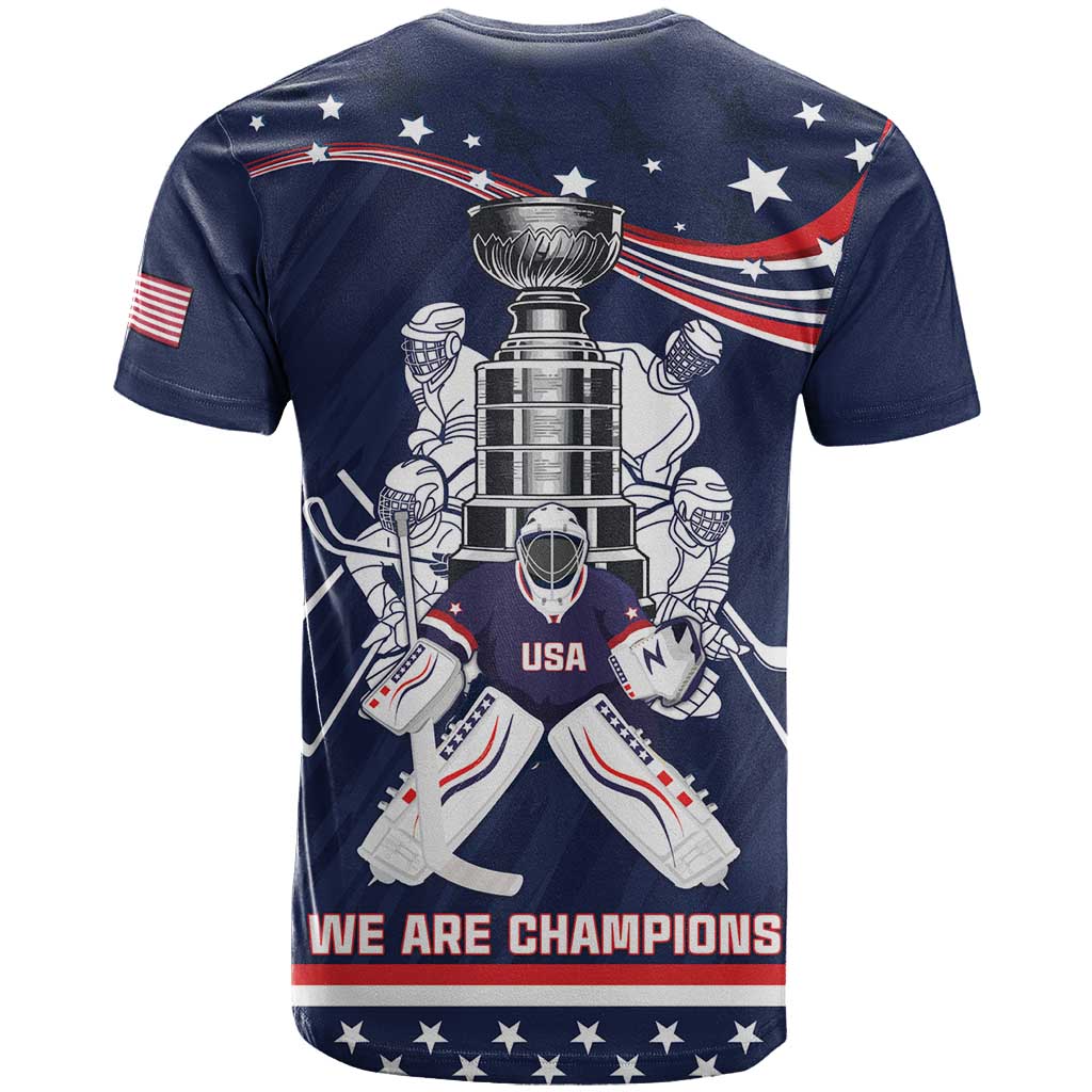 United States Ice Hockey T-Shirt USA We Are Champions 2025 Graphic Tee
