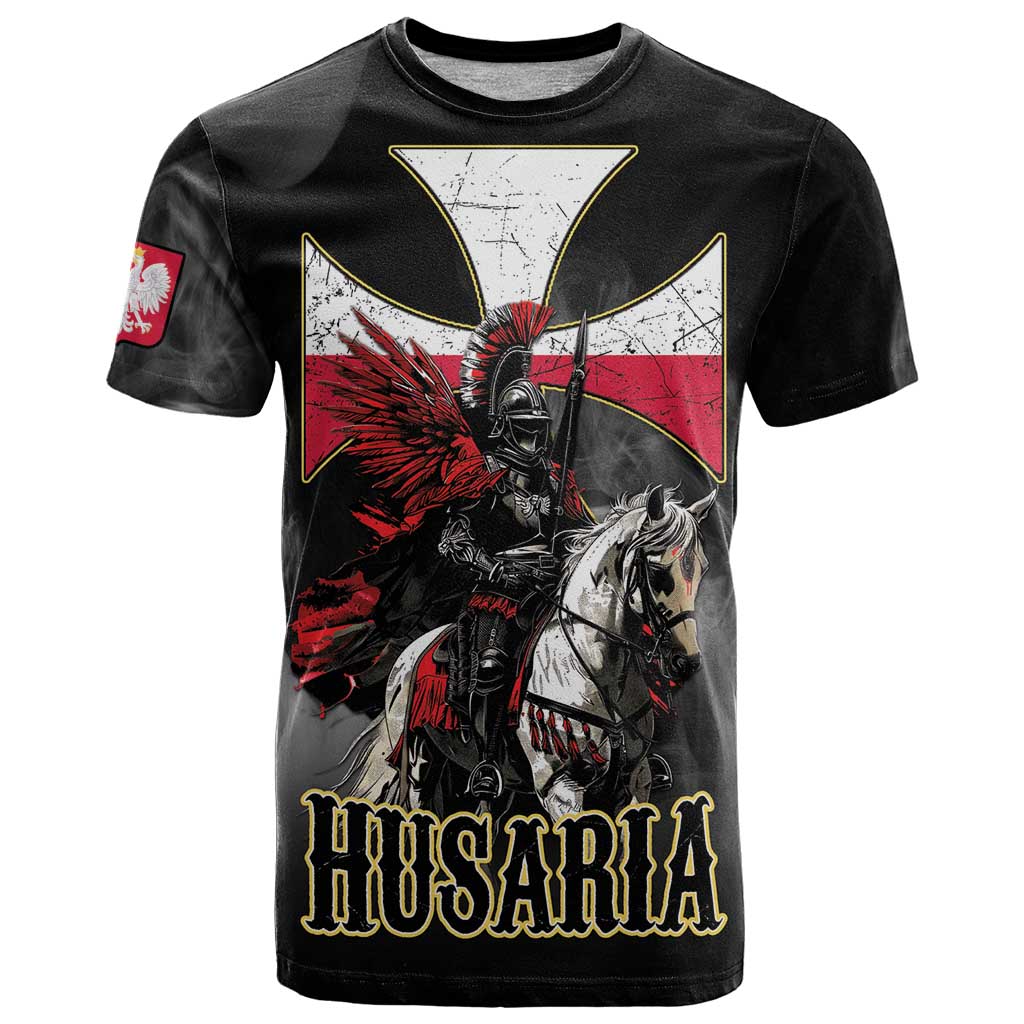 Polish Winged Hussars T-Shirt Husaria Poland Pride Knight Armor Graphic Tee