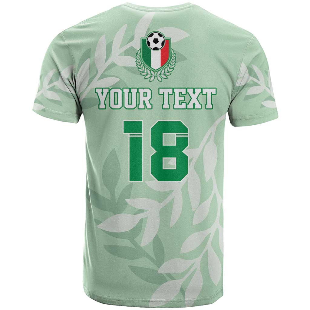 Custom Italy Football T-Shirt Nazionale di calcio dell'Italia Graphic Tee