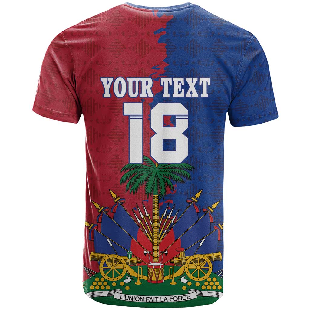 Custom Afro-Haitians Football Spirit T-Shirt Les Grenadiers 2026 World Cup Graphic Tee