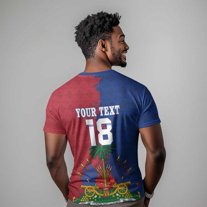 Custom Afro-Haitians Football Spirit T-Shirt Les Grenadiers 2026 World Cup Graphic Tee