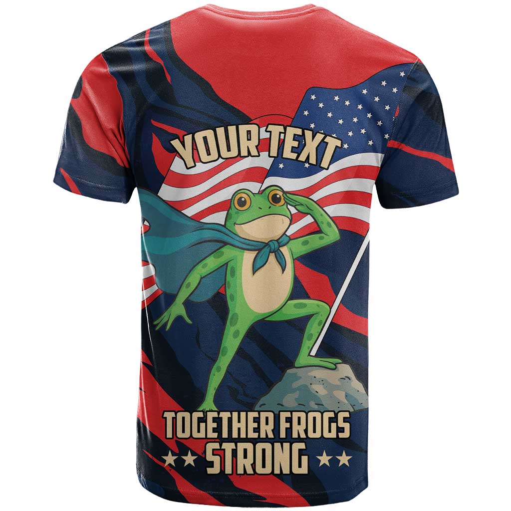 Portland Frog Protest Personalized T-Shirt Frogs Together Strong Graphic Tee