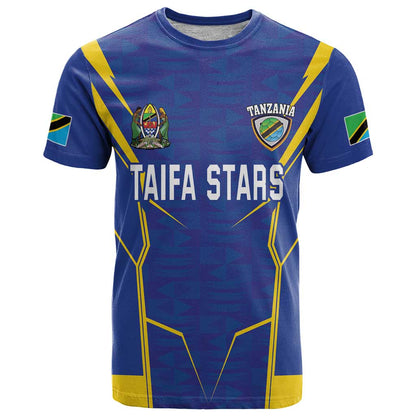 Custom Tanzania Football T-Shirt Taifa Stars Sporty Style Graphic Tee