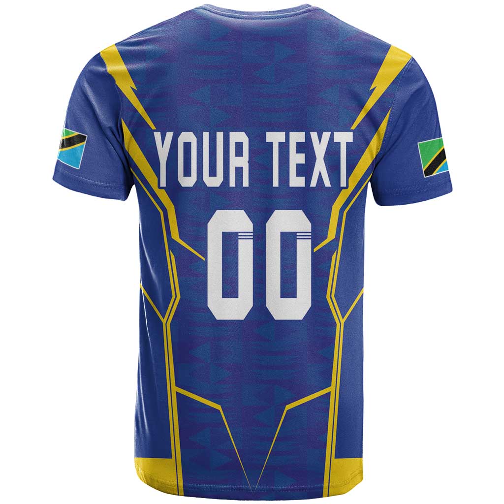 Custom Tanzania Football T-Shirt Taifa Stars Sporty Style Graphic Tee
