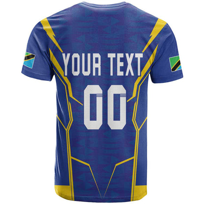 Custom Tanzania Football T-Shirt Taifa Stars Sporty Style Graphic Tee