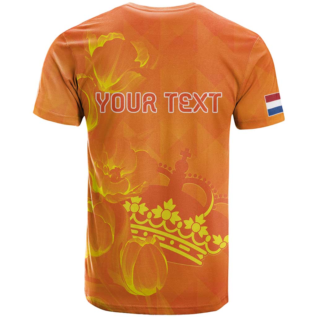 Personalized Netherlands Queen's Day T-Shirt Koninginnedag Royal Crown Graphic Tee
