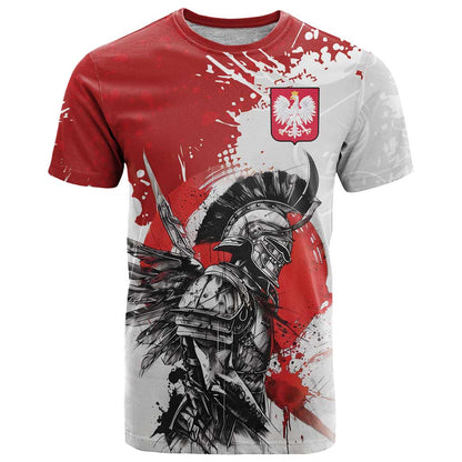 Polish Winged Hussar T-Shirt Grunge Style Graphic Tee